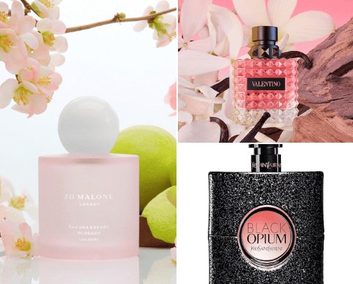 perfume cover photo collage