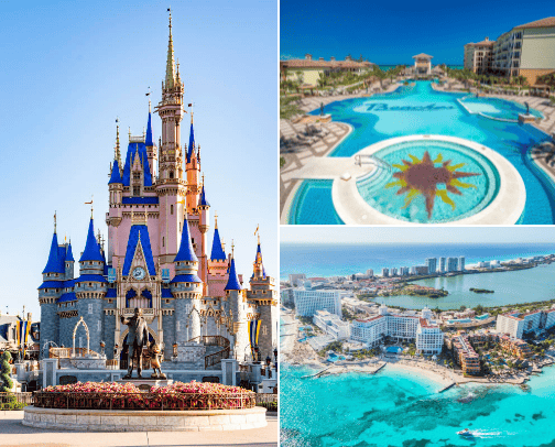 Travel cover photo collage