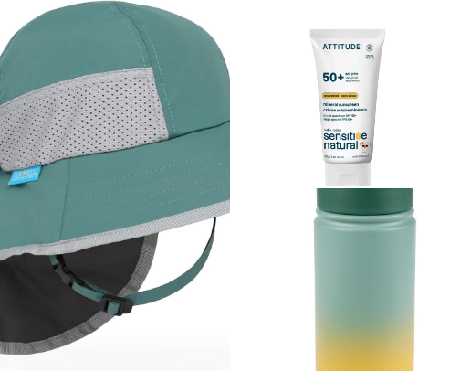 Kids summer survival must haves cover photo collage