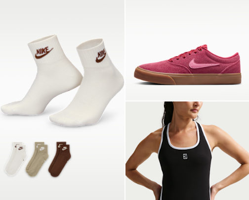 New at Nike cover photo collage