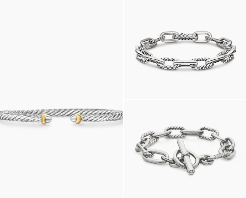 David Yurman Jewelry Stack cover photo collage