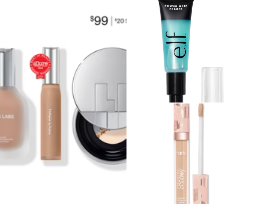 makeup routine essentials cover photo collage