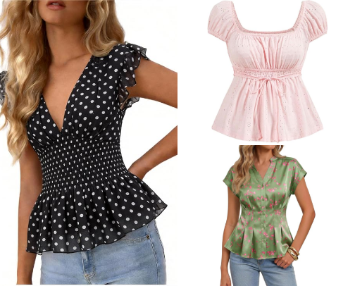 6 Unique Amazon Tops for Summer (Under $30) cover photo collage