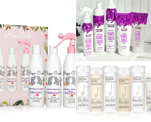 Curly hair product recommendations 💕 cover photo collage