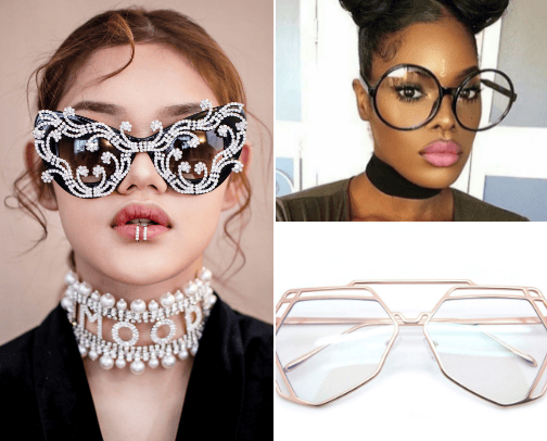 Eyewear cover photo collage
