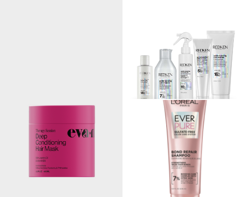 haircare cover photo collage