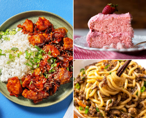 International Food Cravings cover photo collage