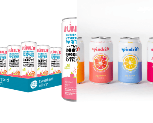 Go-to Sparkling Water cover photo collage