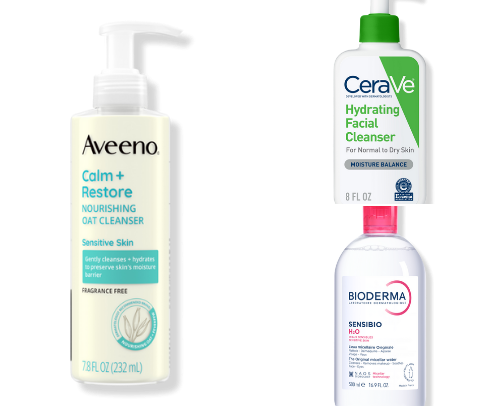 ✨ Skincare Essentials for Sensitive Skin cover photo collage