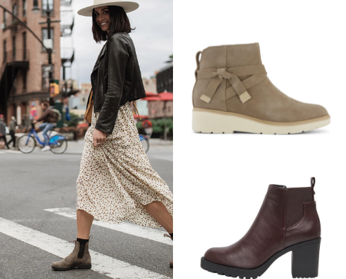 The Best Fall Footwear Trends for Women cover photo collage