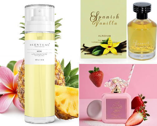 Affordable Perfumes that last on my skin!! 🩷💞🩷 cover photo collage