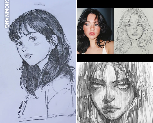 my fav youtube channels for drawing people better cover photo collage