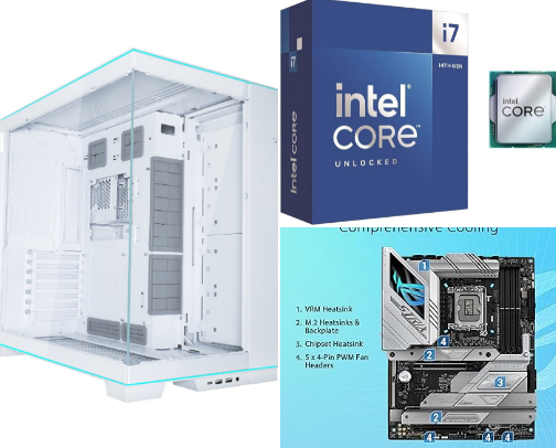 Forge Your Frame Rate: The Elite Builder’s Guide cover photo collage