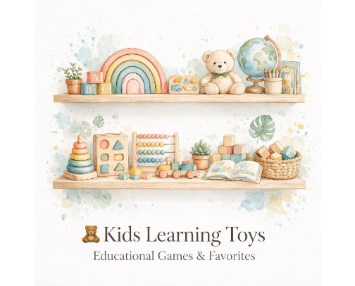 Kids Learning Toys, Educational Games & Favorites cover photo collage