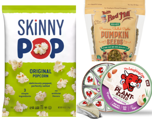 Light snack favorites cover photo collage