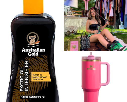 my favorite summer essentials ❤️‍🔥 cover photo collage