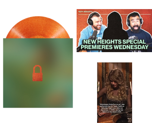 Taylor "Swift"ly Tops The Charts cover photo collage