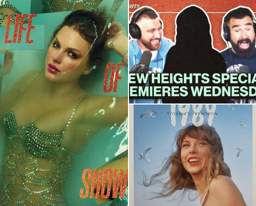 Taylor "Swift"ly Tops The Charts cover photo collage