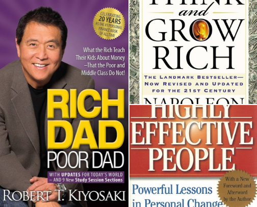 Money & Mindset Books That Can Change Your Life cover photo collage