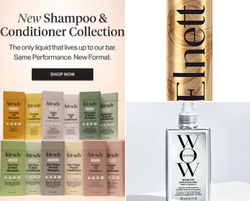My favorite hair products! cover photo collage