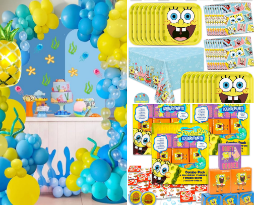 🧽 SpongeBob Party & Presents Guide 🎉 cover photo collage