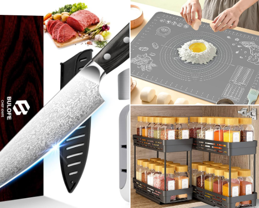 20 Kitchen Items That Level Up Your Cooking cover photo collage