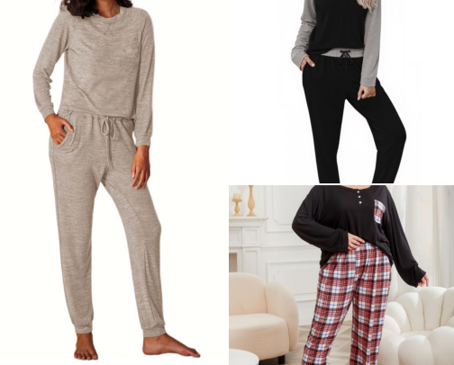 Color Block Pajamas cover photo collage