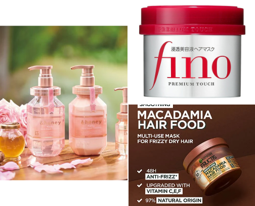 Healthy hair cover photo collage