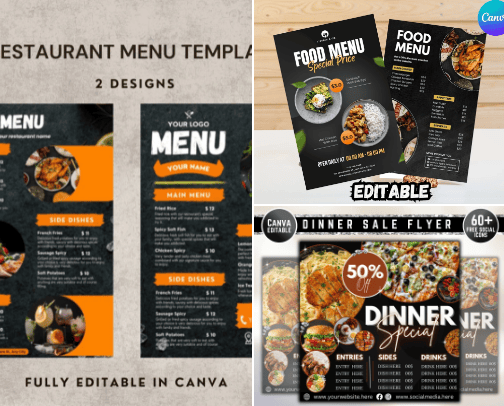 Canva template cover photo collage