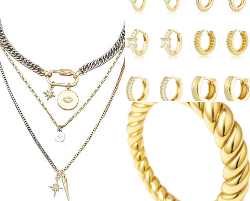 Affordable jewelry for SENSITIVE skin cover photo collage