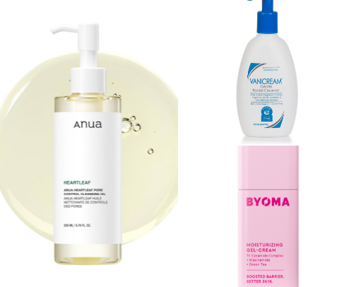 ✨baddies on a budget✨ Skincare Edition - Oily/Combo/Acne Prone Skin cover photo collage