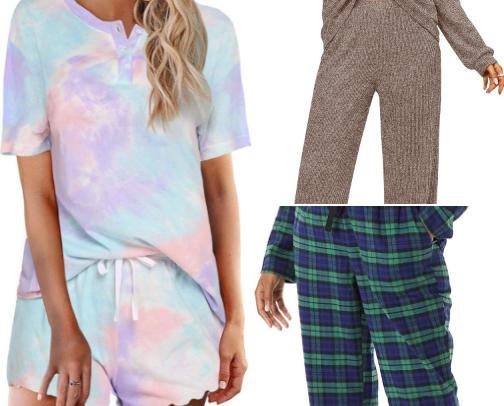 Cozy loungewear and pajamas worth living in, all under $60 cover photo collage