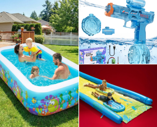 Summer Fun 🍉🌻💦😎 cover photo collage