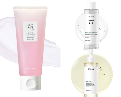 My go to skincare products 💖 cover photo collage