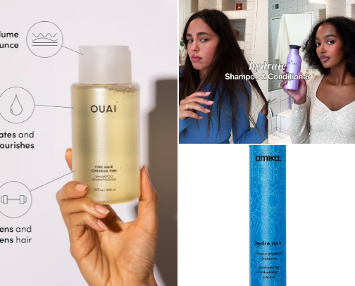 Top Shampoos & Hair Products for healthy hair cover photo collage