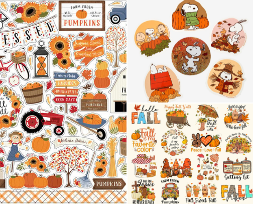Get Cozy With These Fall Stickers 🍂 cover photo collage