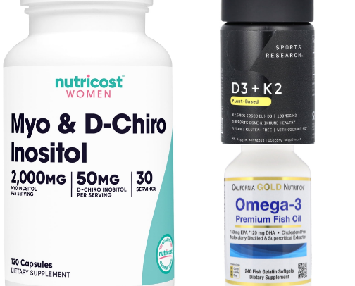 The PCOS Supplements I’ve Been Adding to My Wellness Routine 🌸 cover photo collage