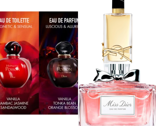 my favorite perfumes cover photo collage