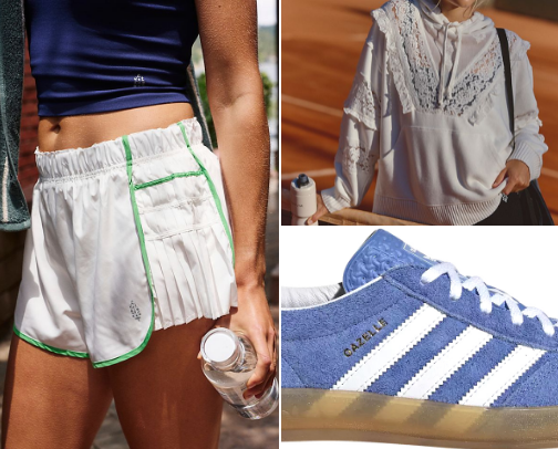 Cutie boho and athletic clothes cover photo collage