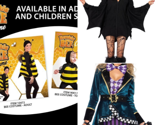 Last minute Halloween costumes cover photo collage