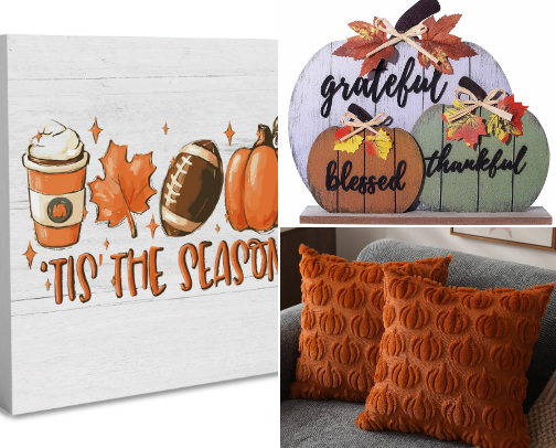 Southerner’s favorite fall decor cover photo collage