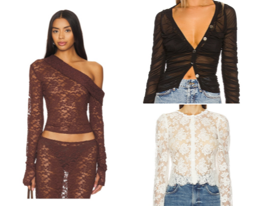 More fall/winter Going out tops - all under $200! cover photo collage