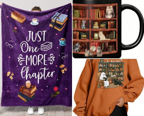 Bookish cover photo collage