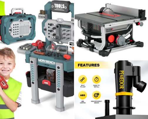 Workshop Finds And Tech cover photo collage