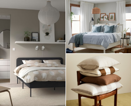 Charming bedrooms cover photo collage
