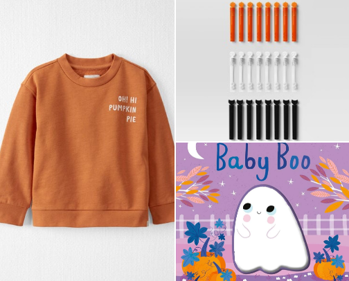 Boo Basket For A Toddler cover photo collage
