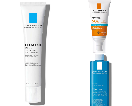 acne products cover photo collage