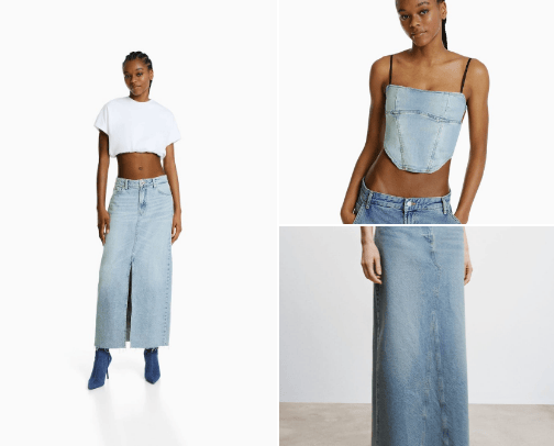 Denim trend cover photo collage