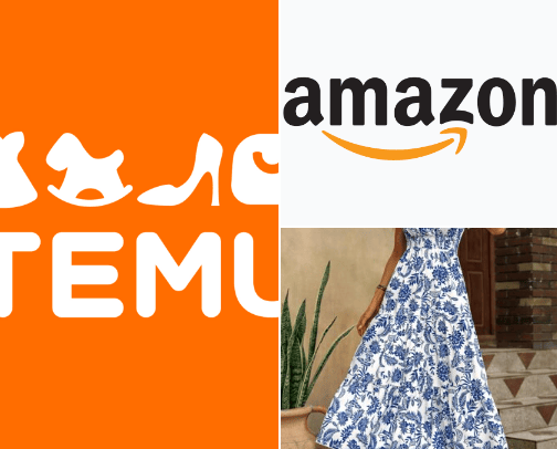 Shopping cover photo collage