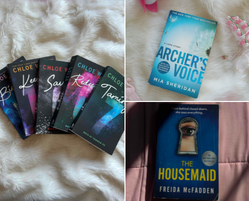 My 5 ⭐️ Book Recs cover photo collage